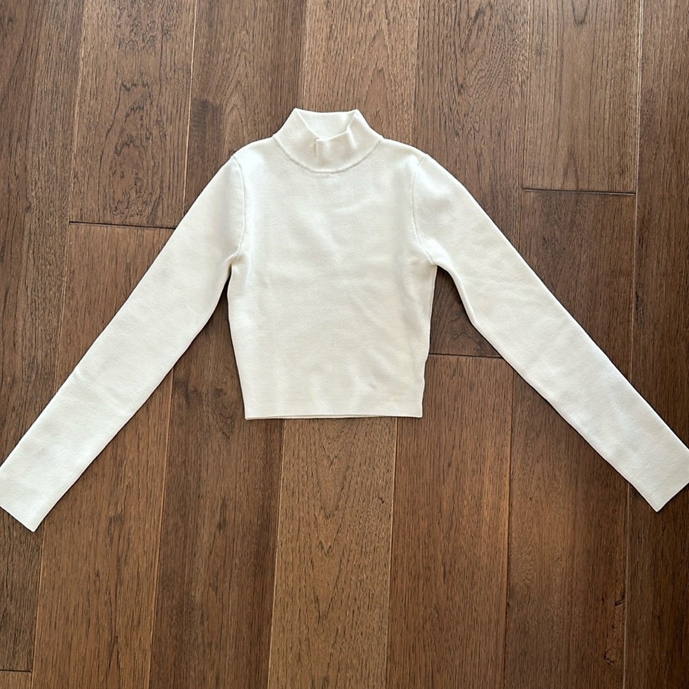 Dissh cropped long sleeve top